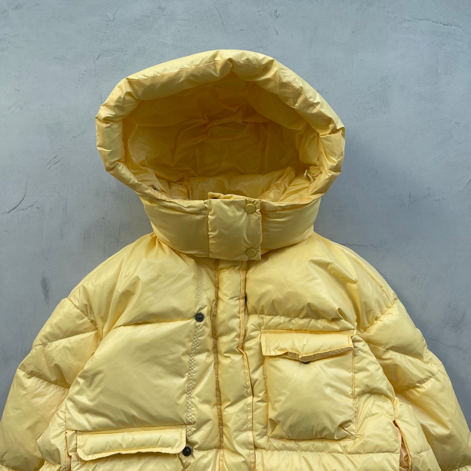 【SAMPLE】luster down jacket /  yellow