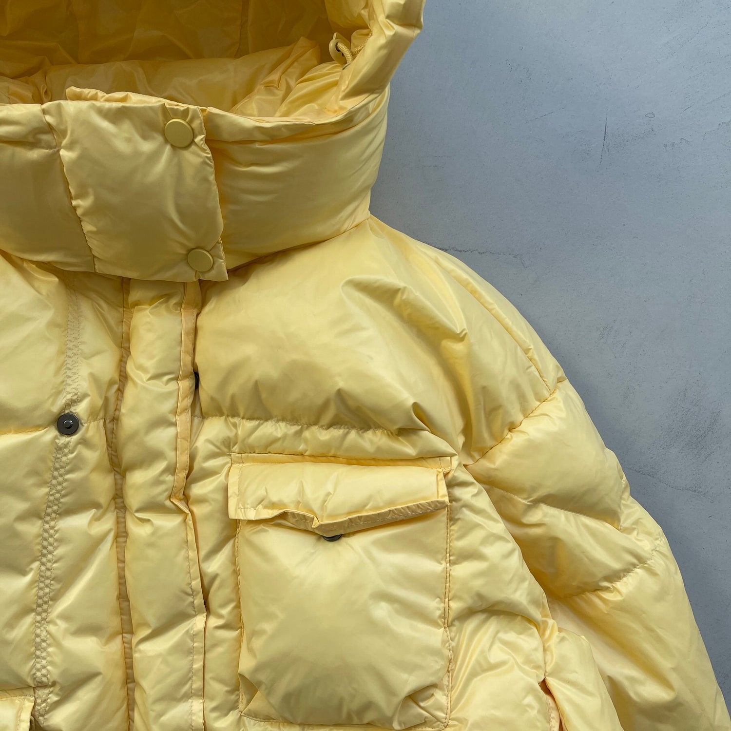 【SAMPLE】luster down jacket /  yellow
