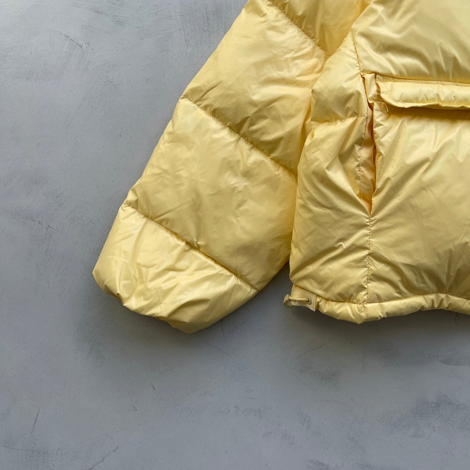 【SAMPLE】luster down jacket /  yellow