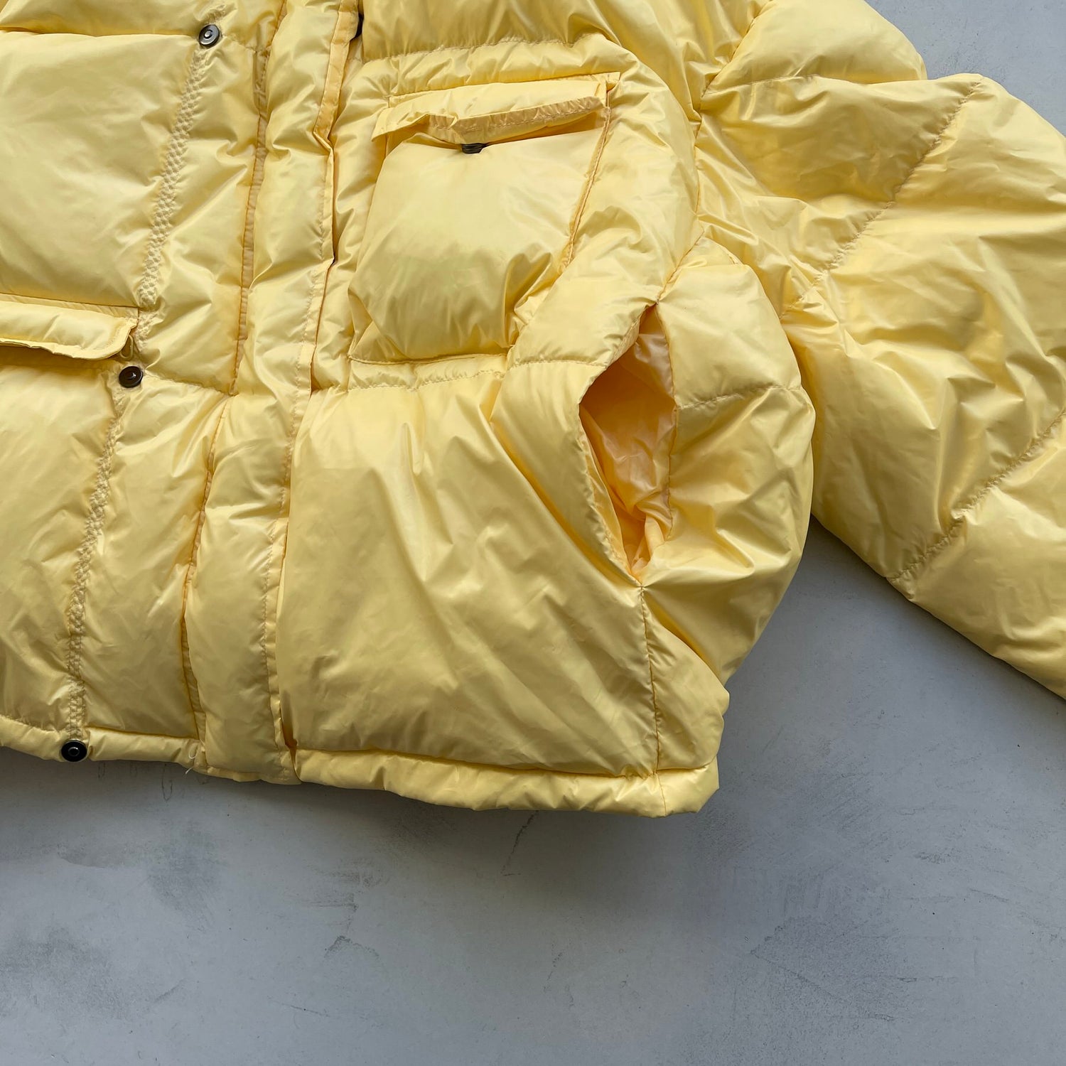 【SAMPLE】luster down jacket /  yellow