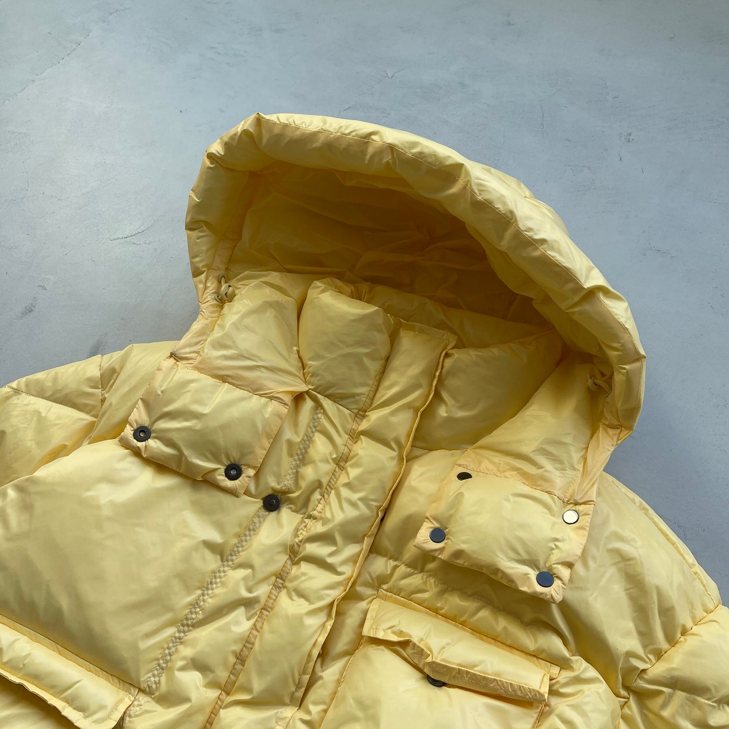 【SAMPLE】luster down jacket /  yellow