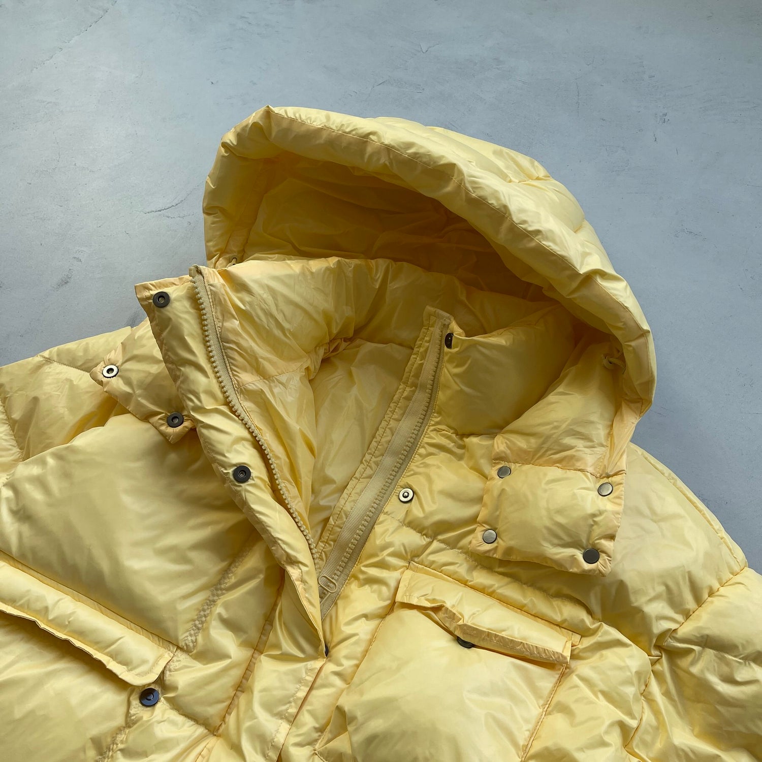 【SAMPLE】luster down jacket /  yellow