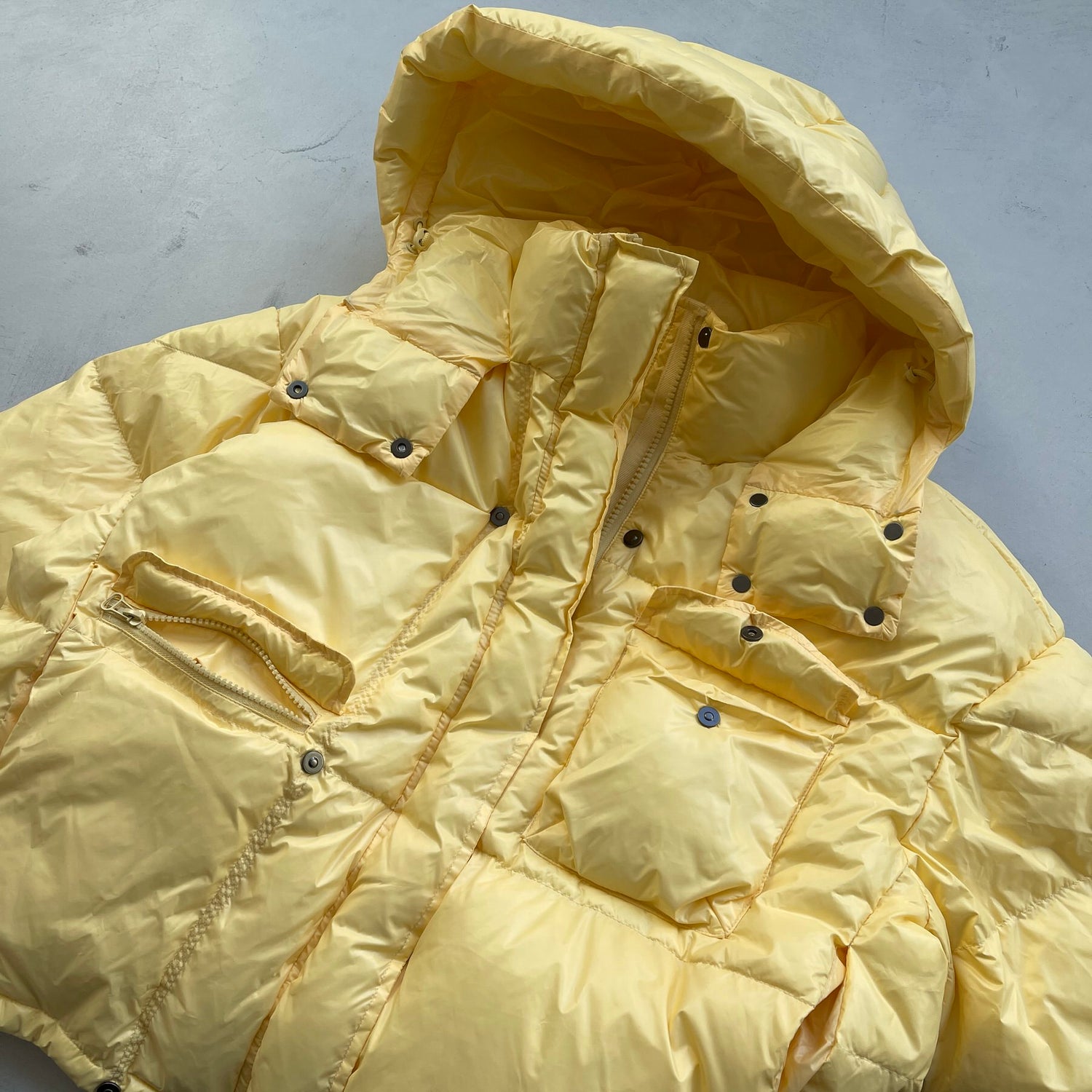 【SAMPLE】luster down jacket /  yellow