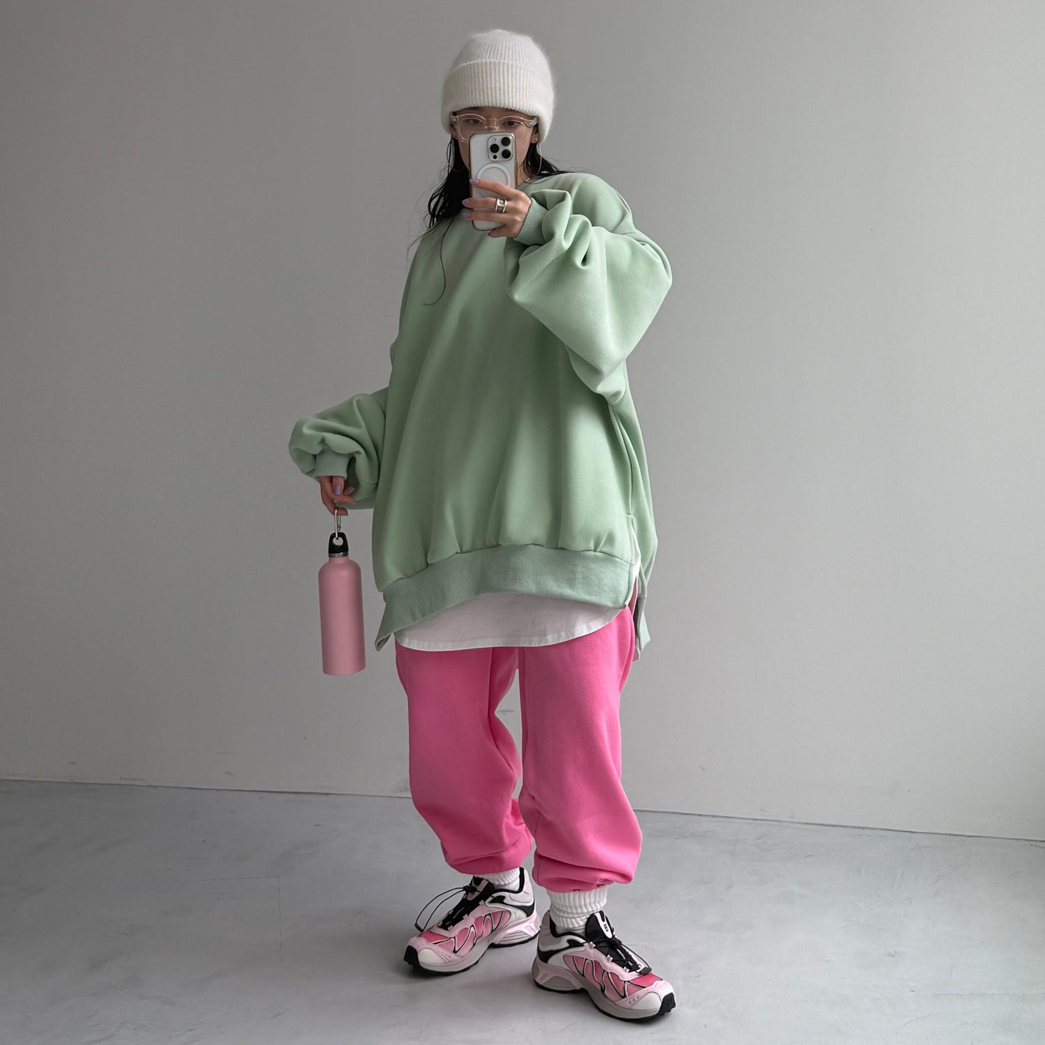 OSUMITSUKI sweat / mint [SHORT or FREE]