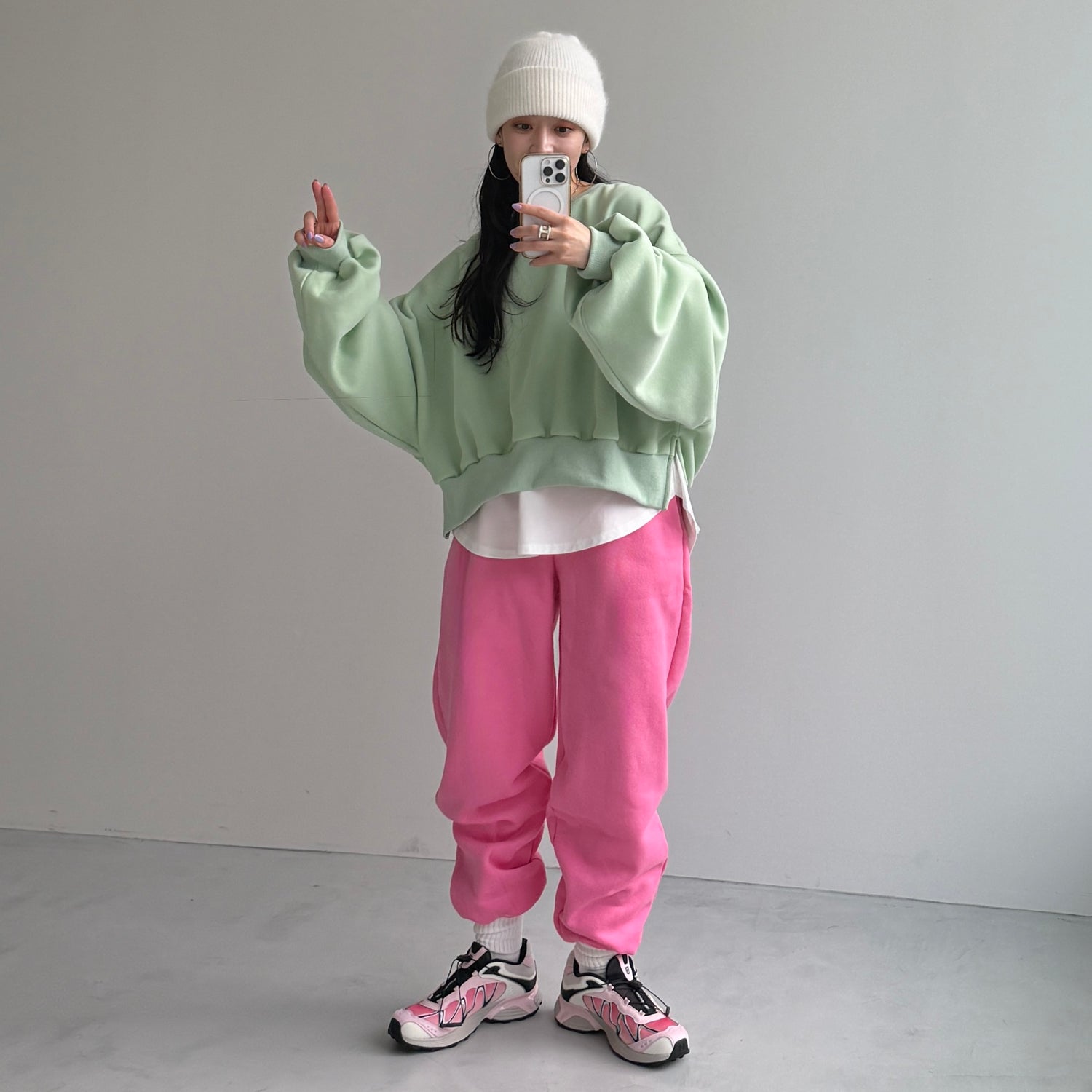 OSUMITSUKI sweat / mint [SHORT or FREE]