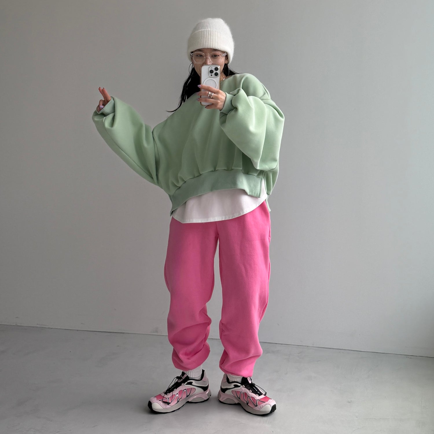 OSUMITSUKI sweat / mint [SHORT or FREE]