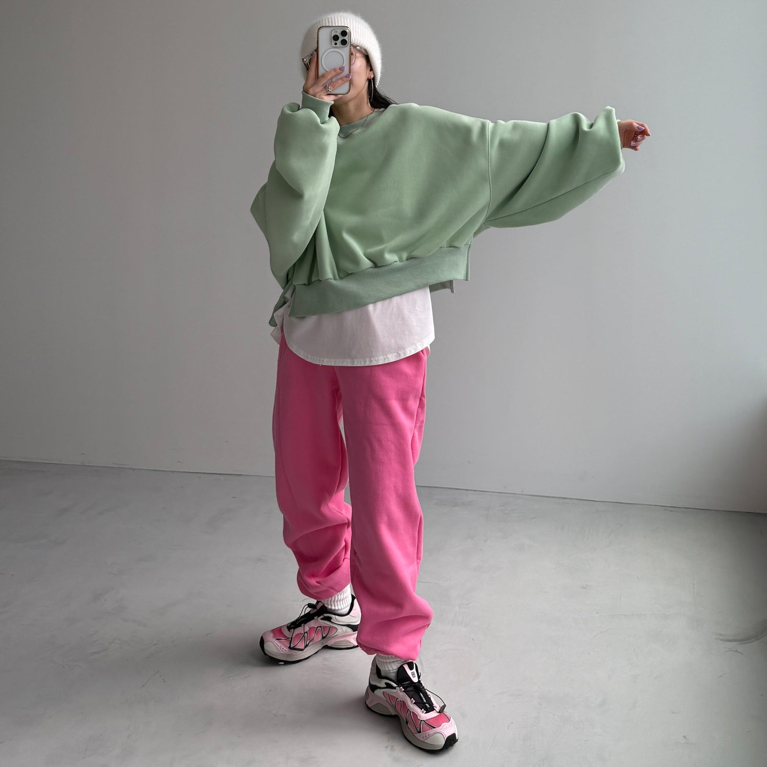 OSUMITSUKI sweat / mint [SHORT or FREE]