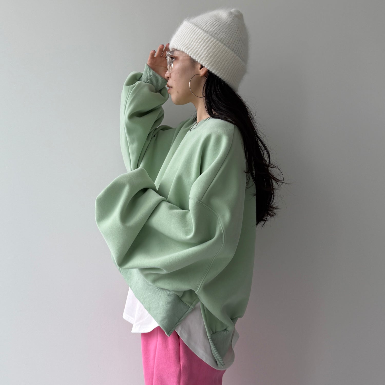 OSUMITSUKI sweat / mint [SHORT or FREE]