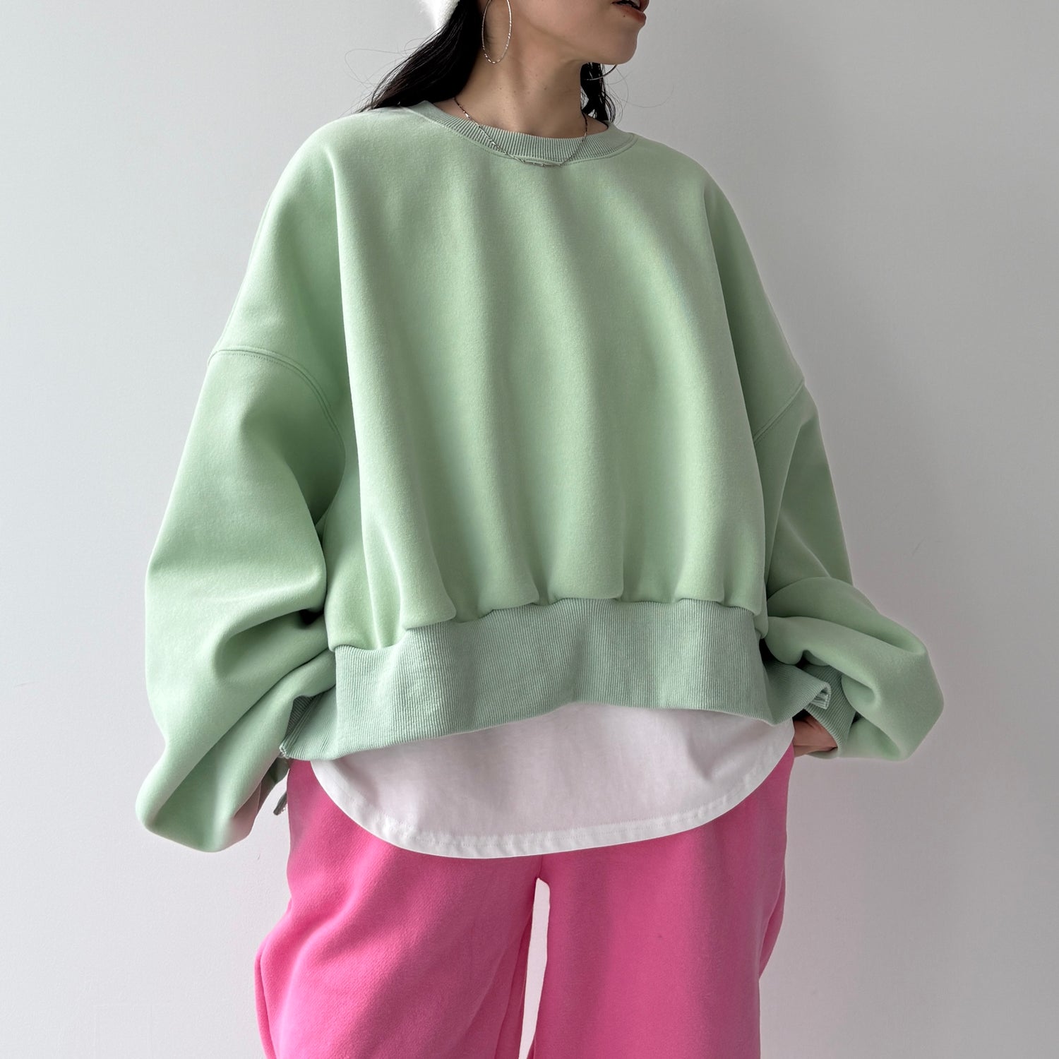 OSUMITSUKI sweat / mint [SHORT or FREE]