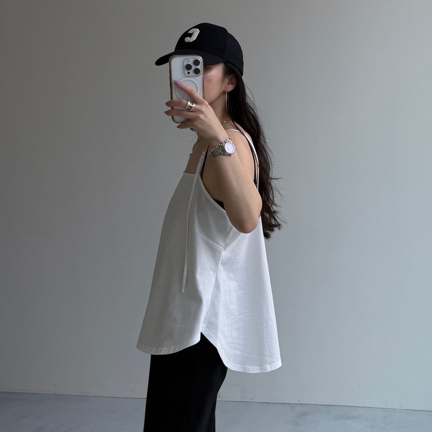 CHIRARISM camisole / ivory [SHORT or FREE]