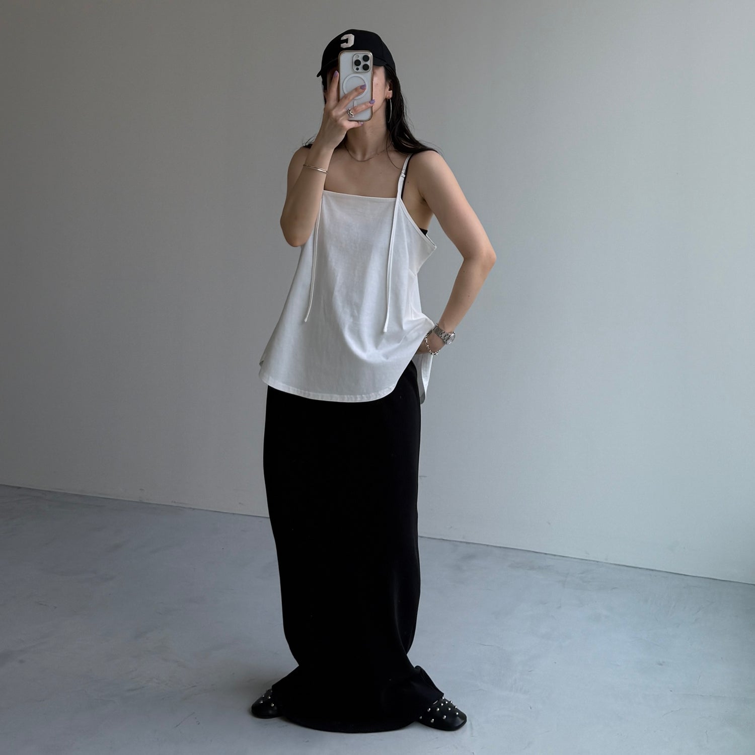 CHIRARISM camisole / ivory [SHORT or FREE]