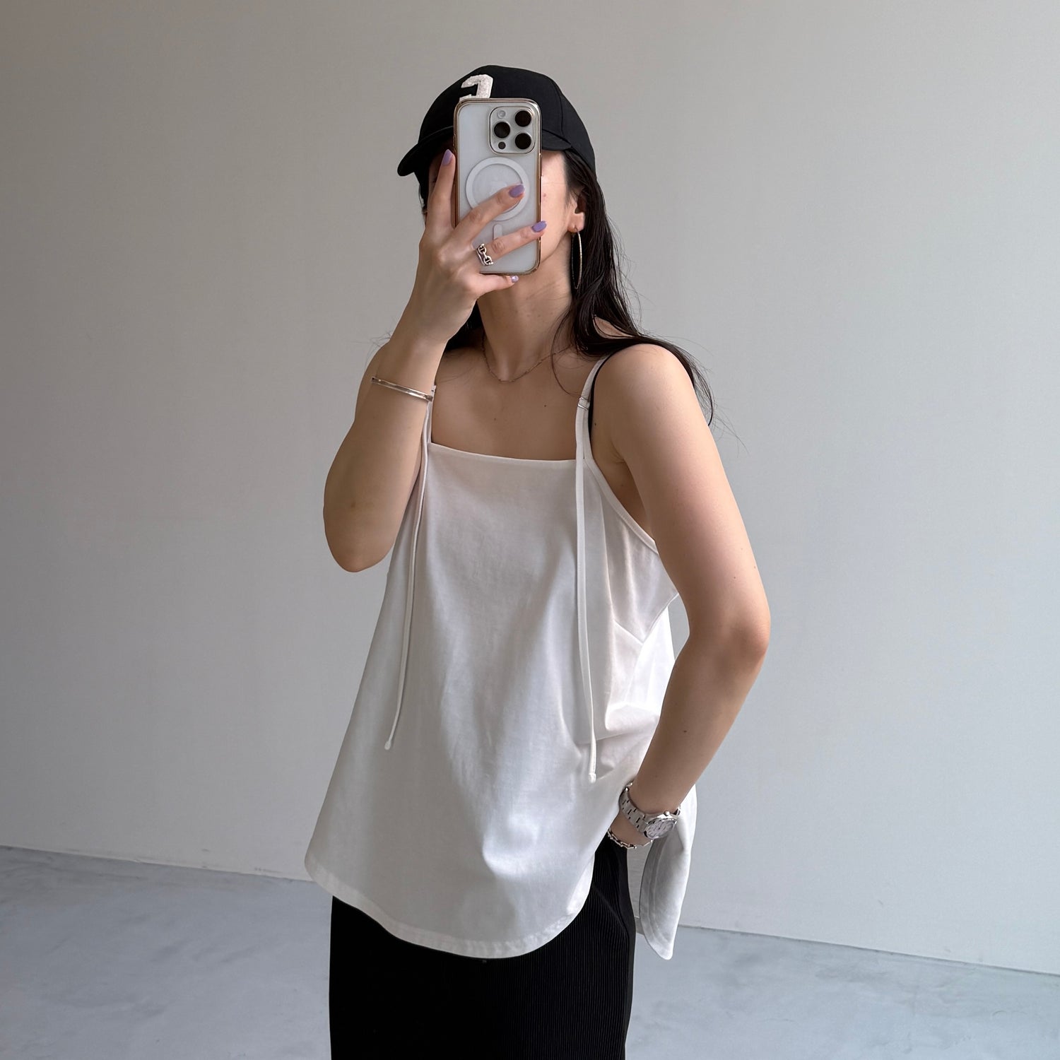 CHIRARISM camisole / ivory [SHORT or FREE]