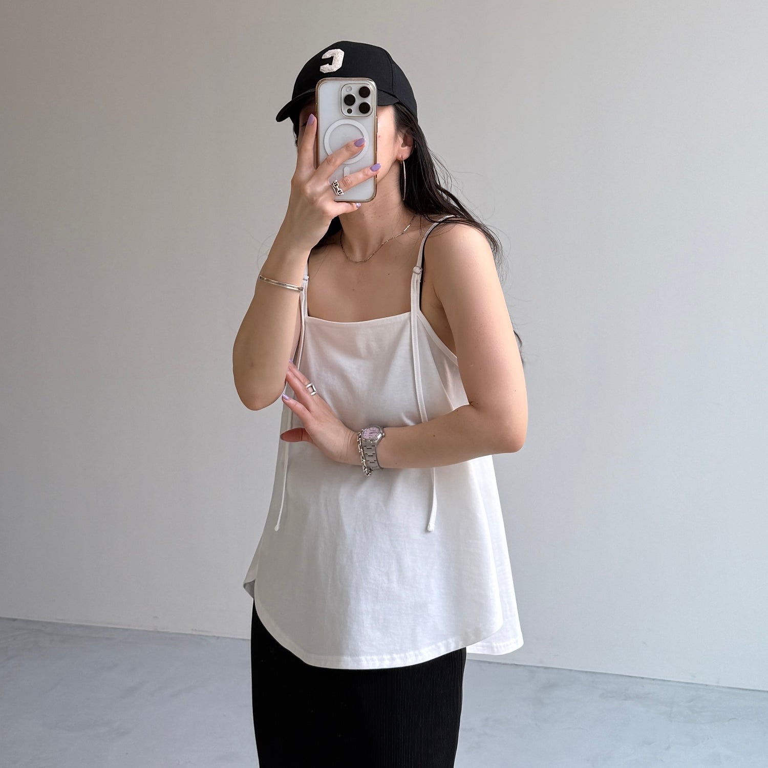 CHIRARISM camisole / ivory [SHORT or FREE]