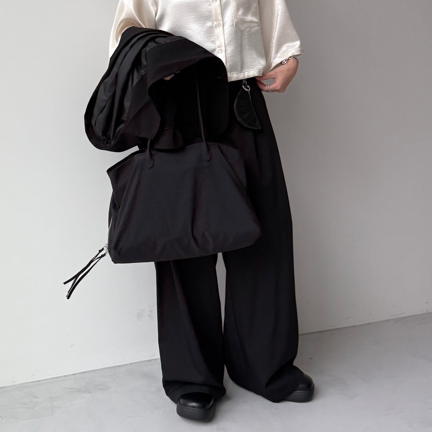 daily boston bag / black