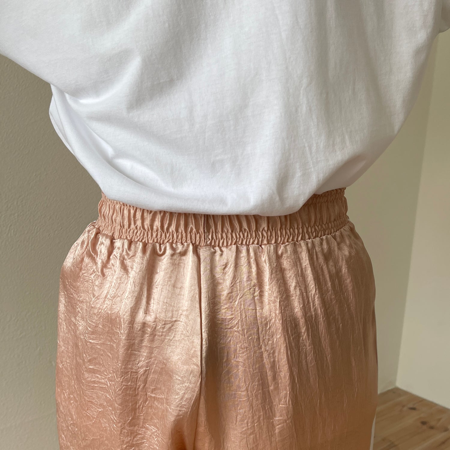 side line shiny pants / mint