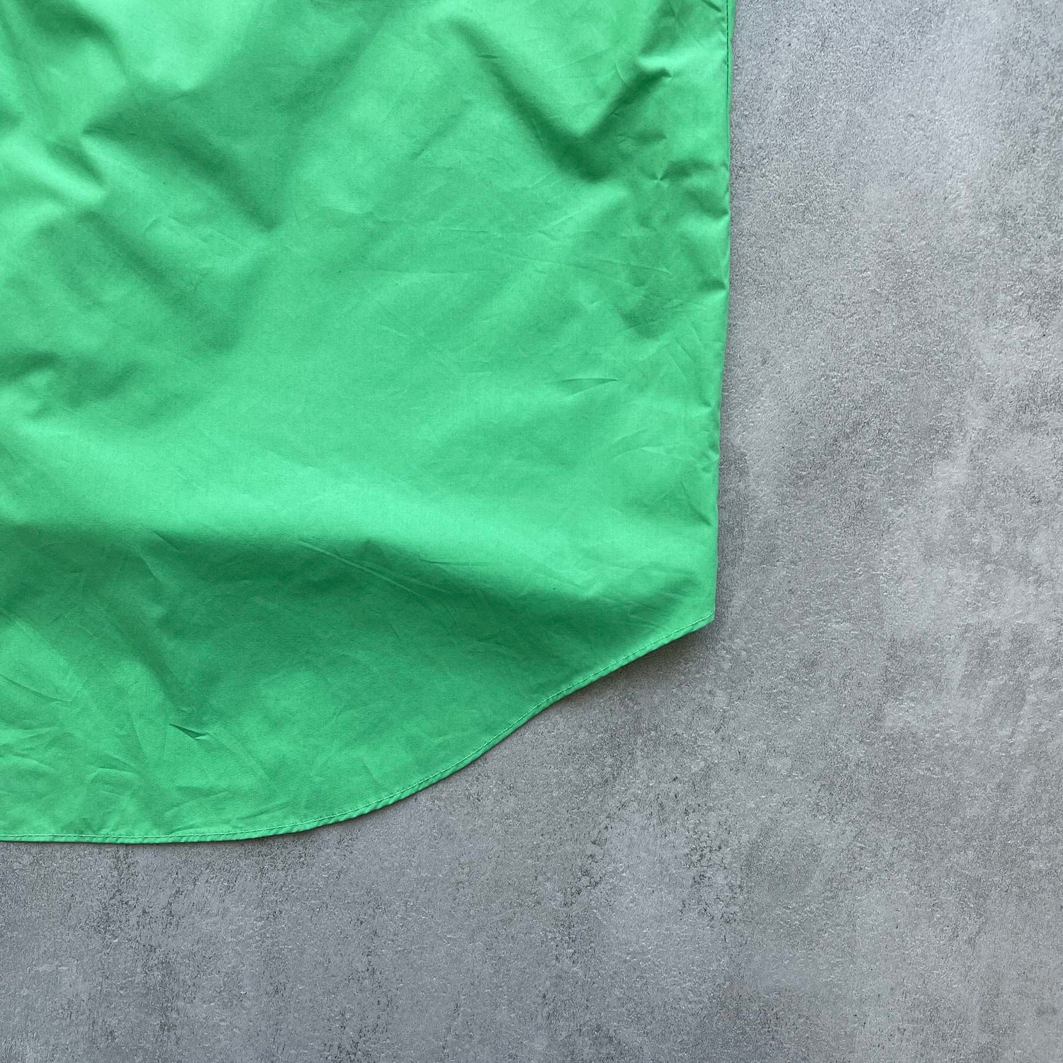 【SAMPLE】over size color shirt / green