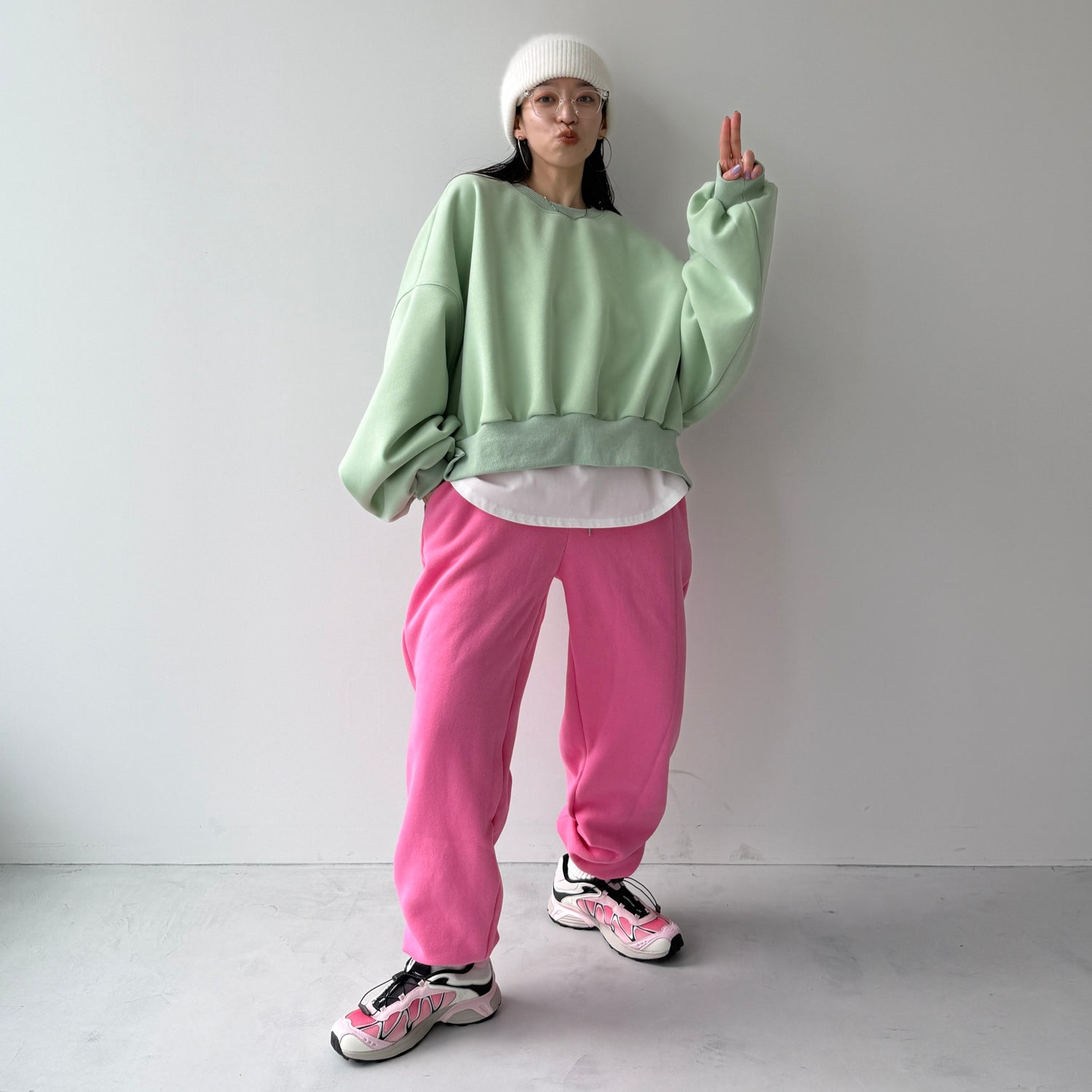 OSUMITSUKI sweat / mint [SHORT or FREE]