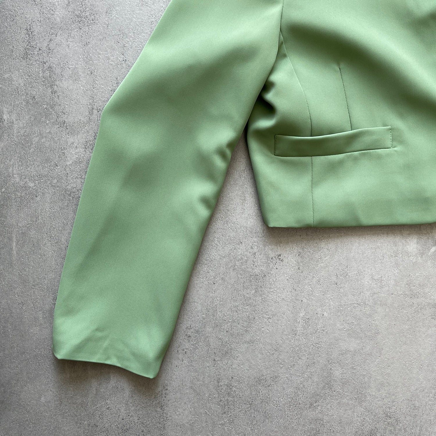 【SAMPLE】short jacket / green