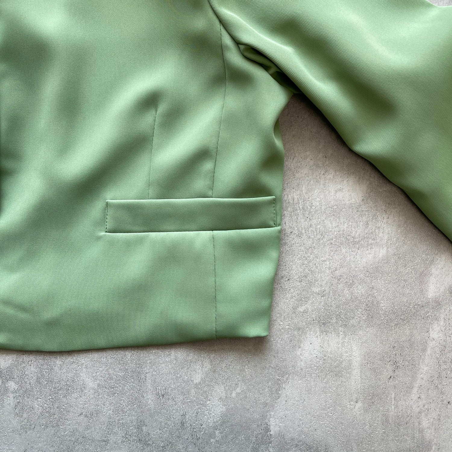 【SAMPLE】short jacket / green