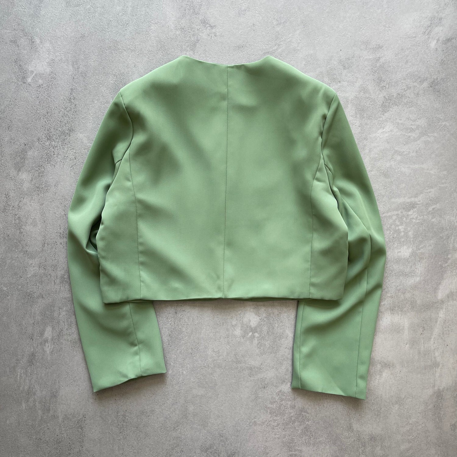 【SAMPLE】short jacket / green