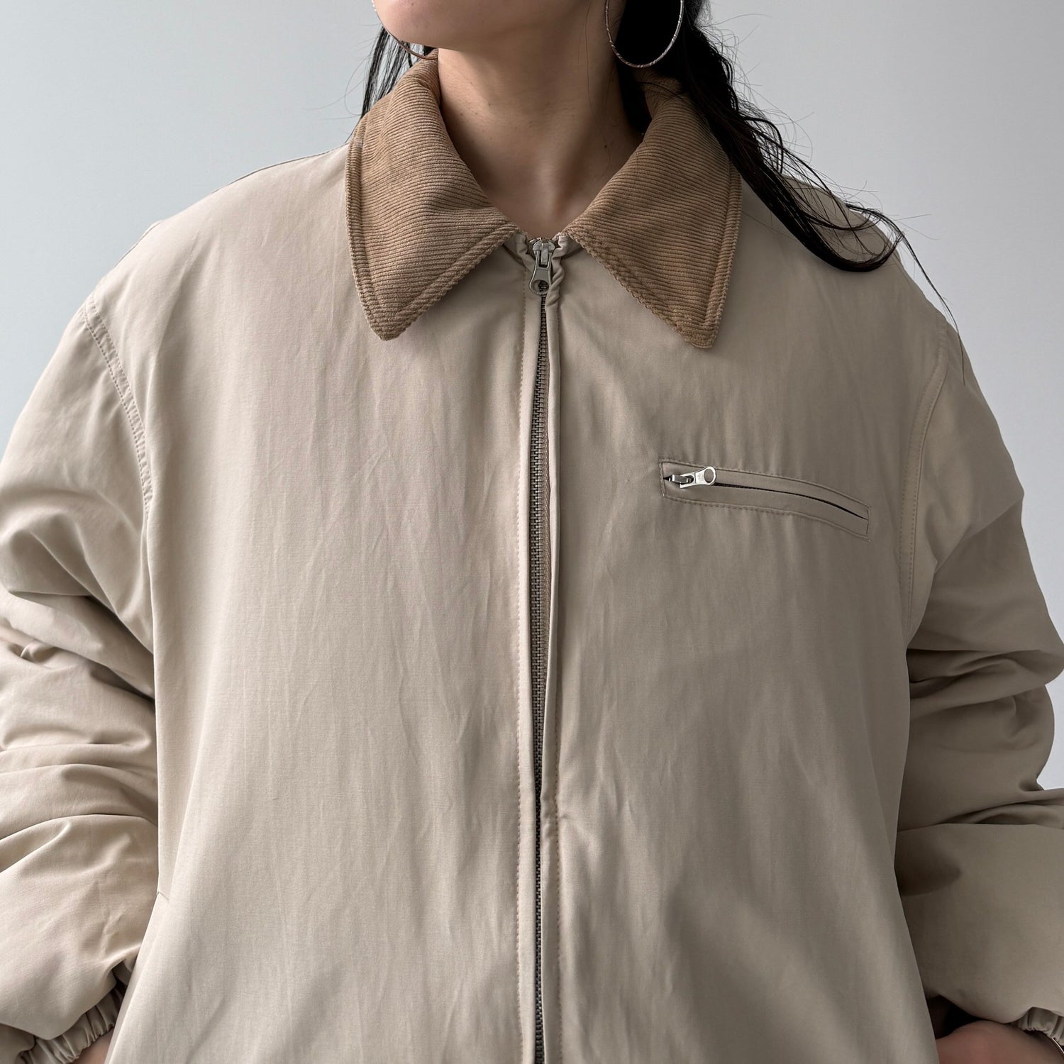 working girl down  jacket  / ivory