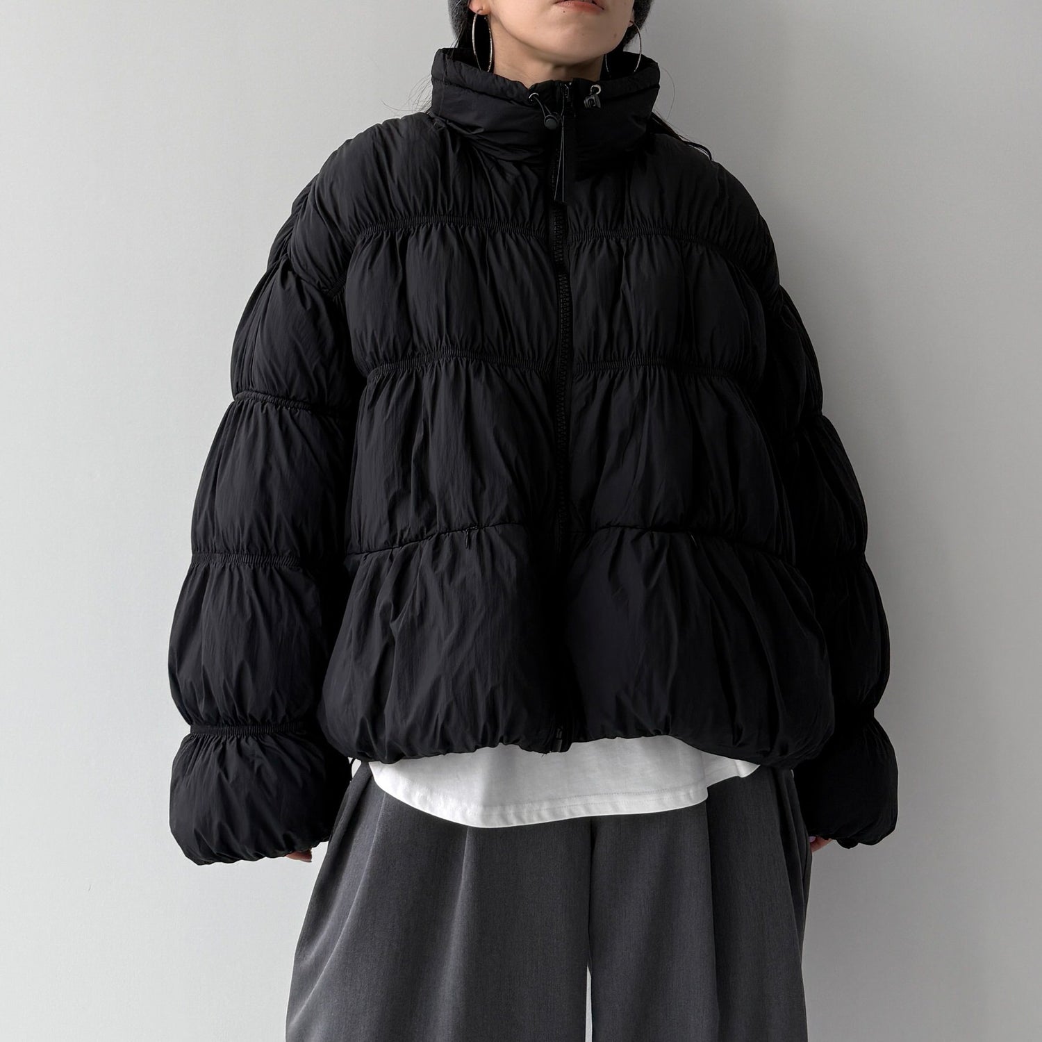 CHIGIRI PAN DOWN / black