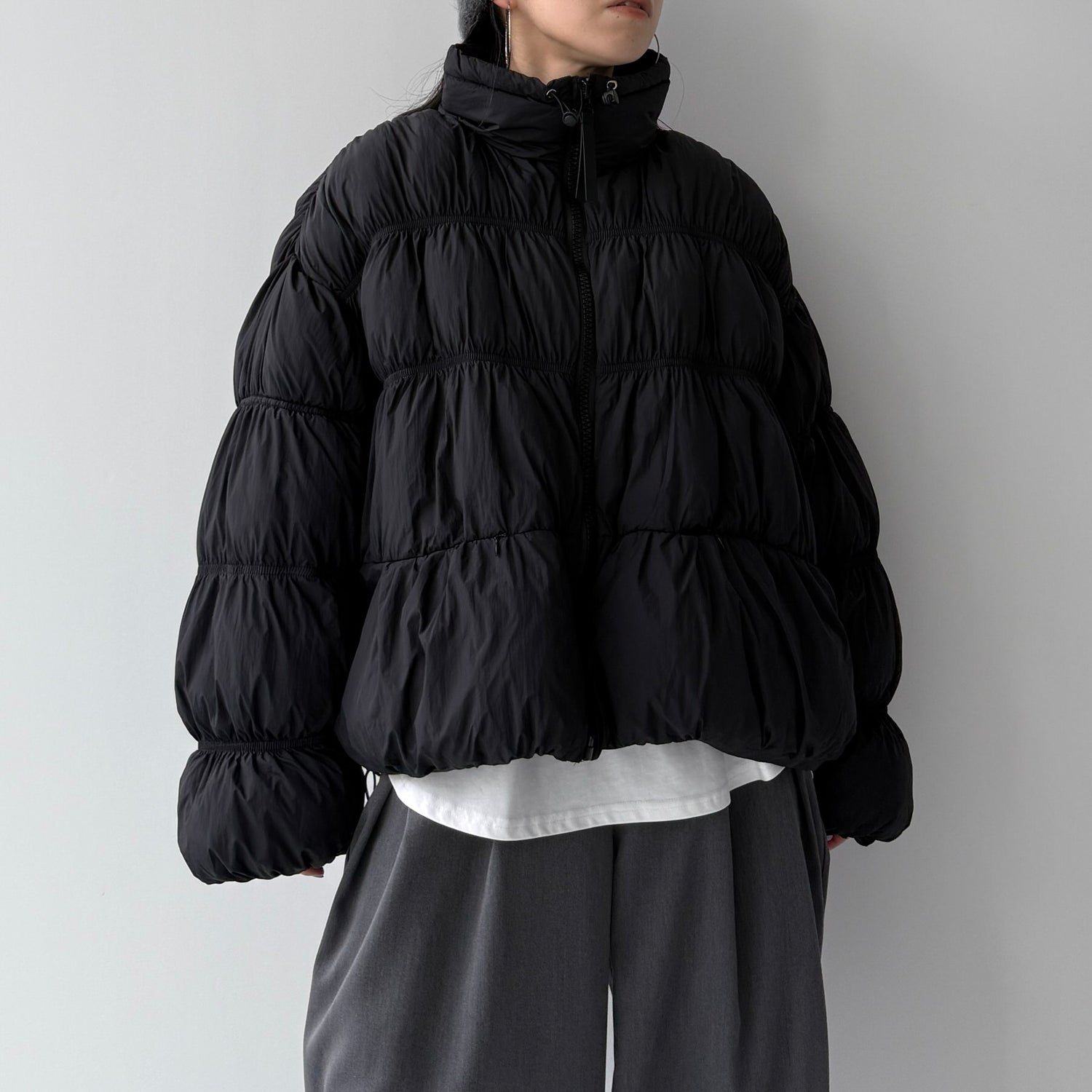 CHIGIRI PAN DOWN / black