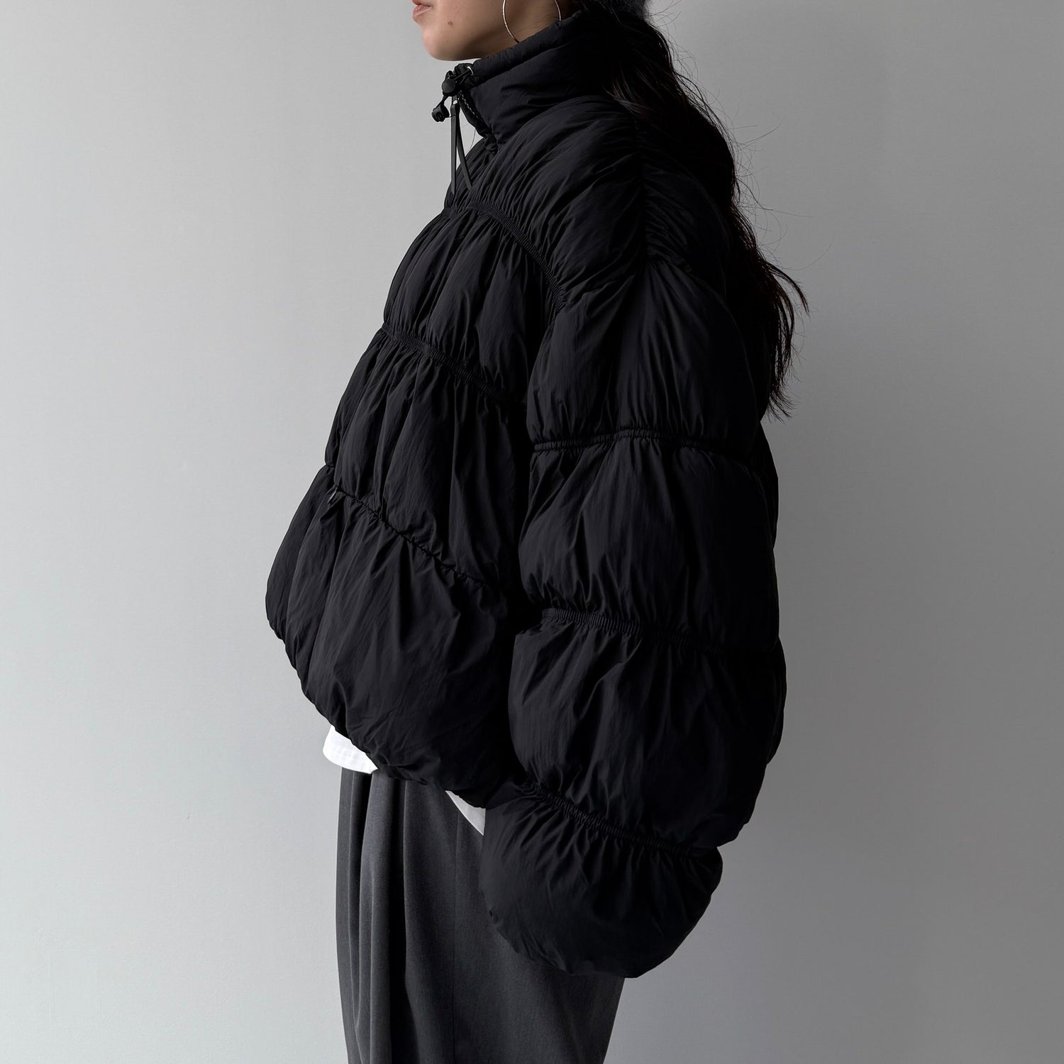 CHIGIRI PAN DOWN / black