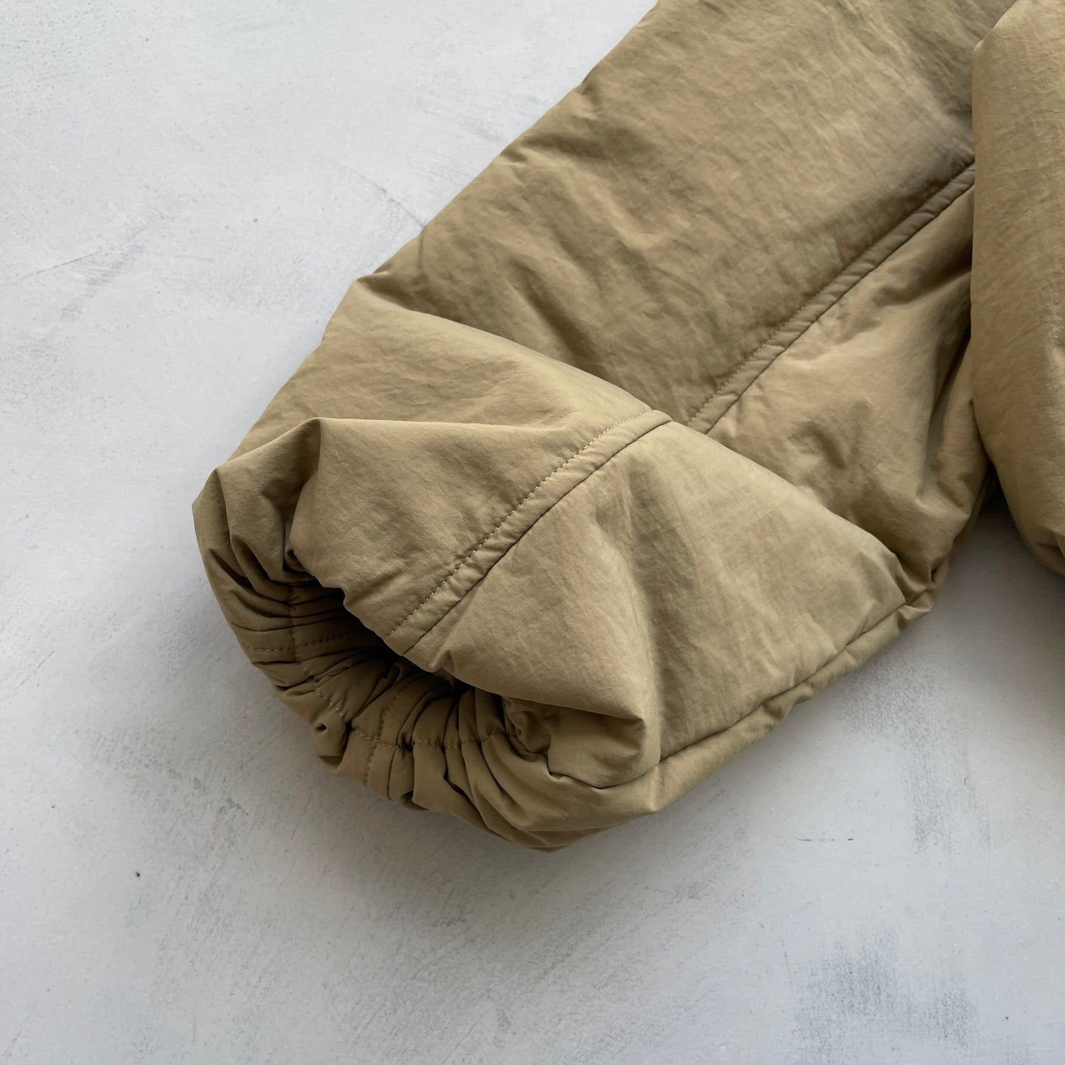 【SAMPLE】 balloon silhouette blouson / beige