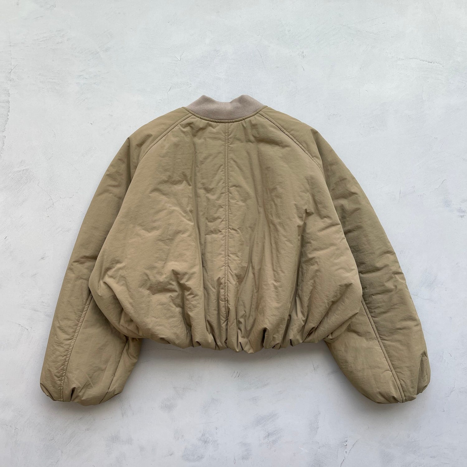 【SAMPLE】 balloon silhouette blouson / beige