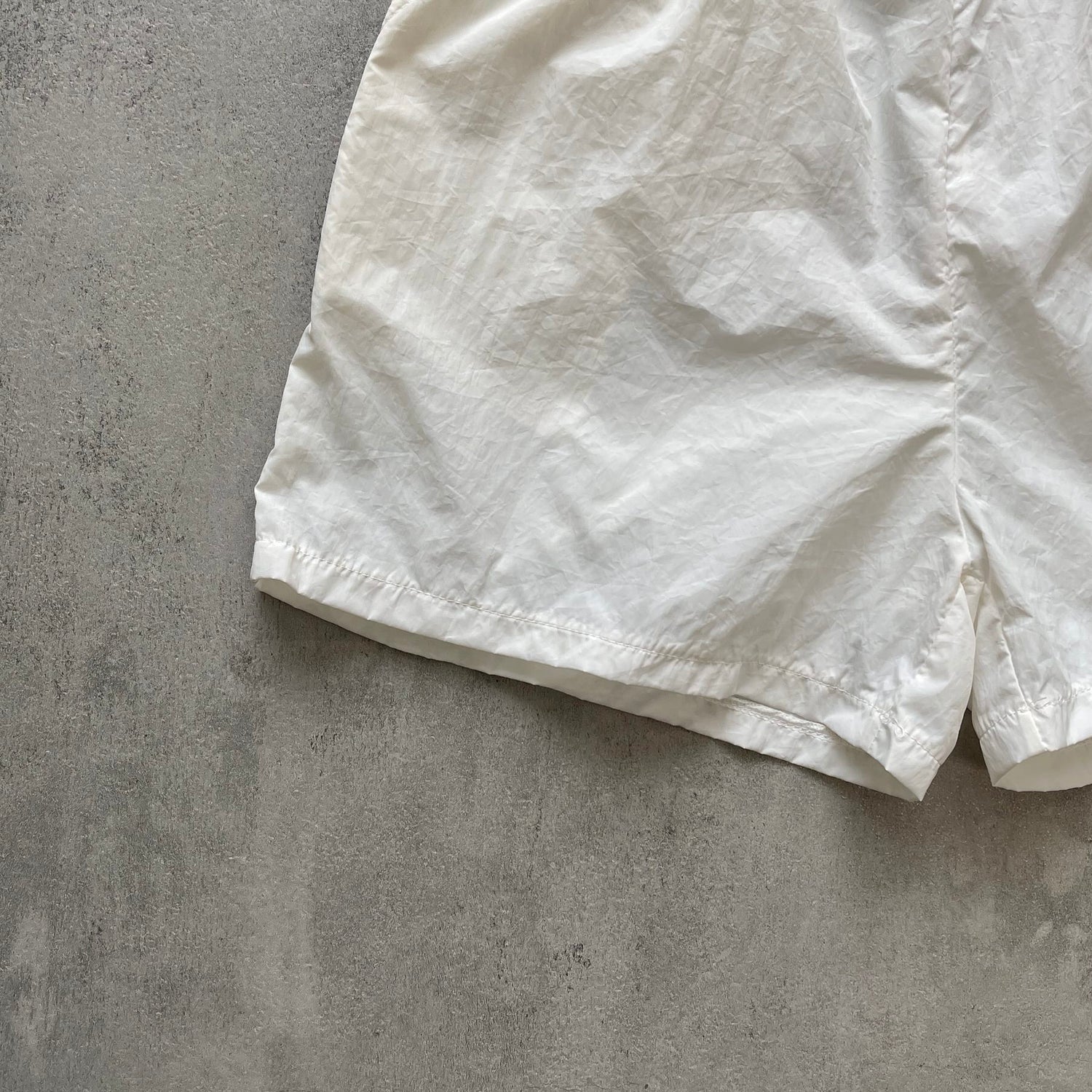 【SAMPLE】nylon half pants / ivory