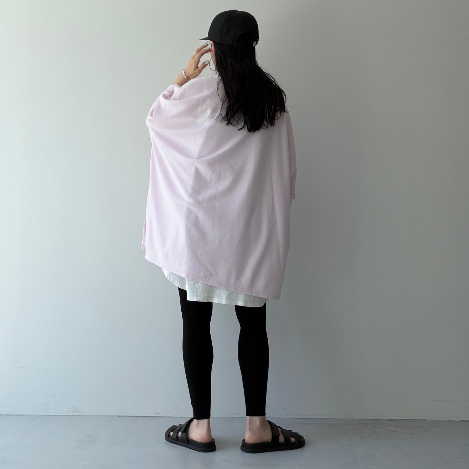 daily rib leggings / black [size1 or size2]