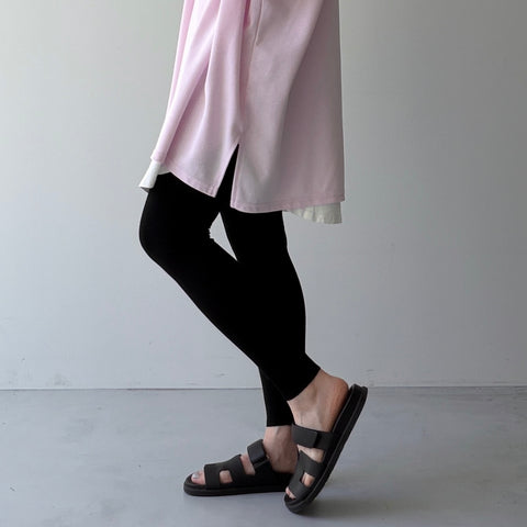 daily rib leggings / black [size1 or size2]