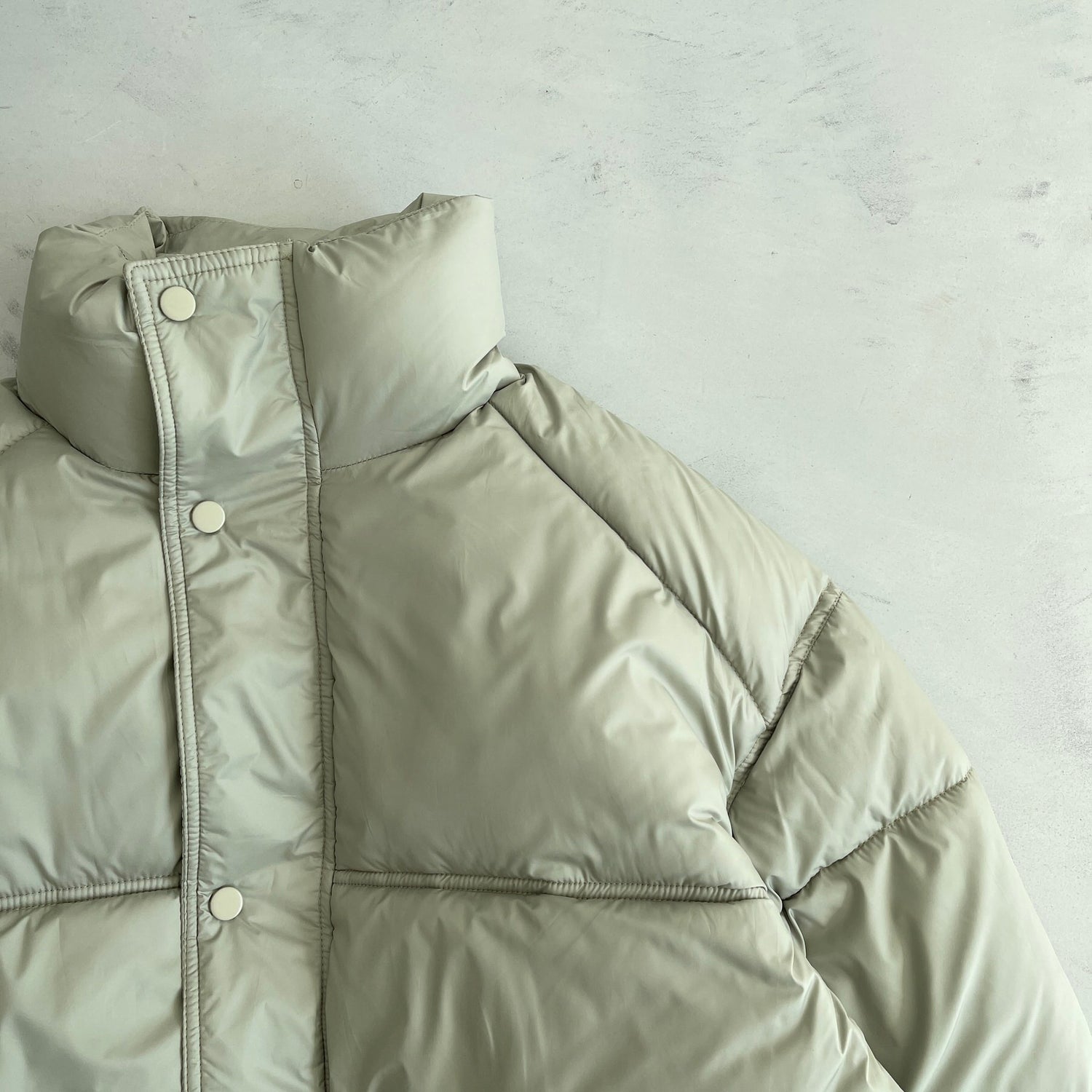 【SAMPLE】MACARON fake down set / pistachio