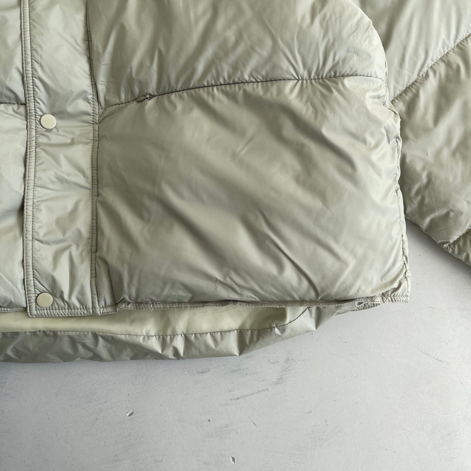 【SAMPLE】MACARON fake down set / pistachio