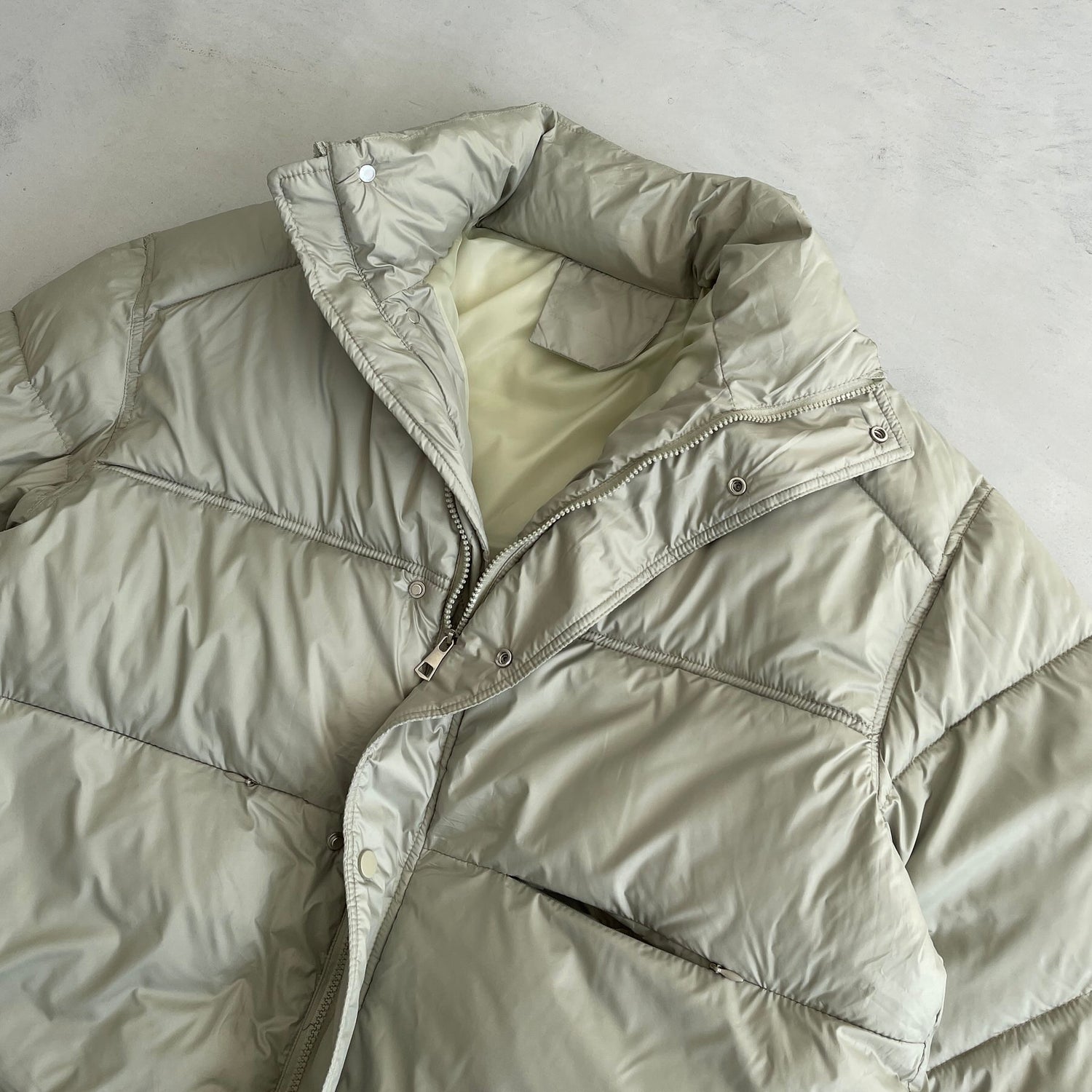 【SAMPLE】MACARON fake down set / pistachio