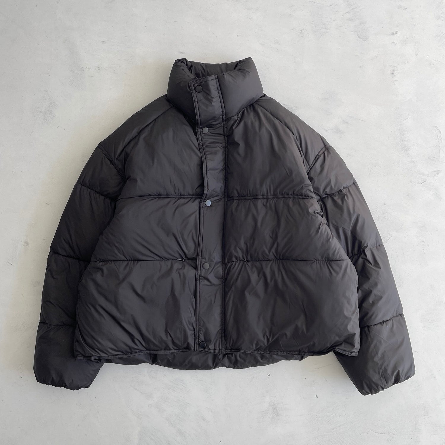 【SAMPLE】MACARON fake down set / black