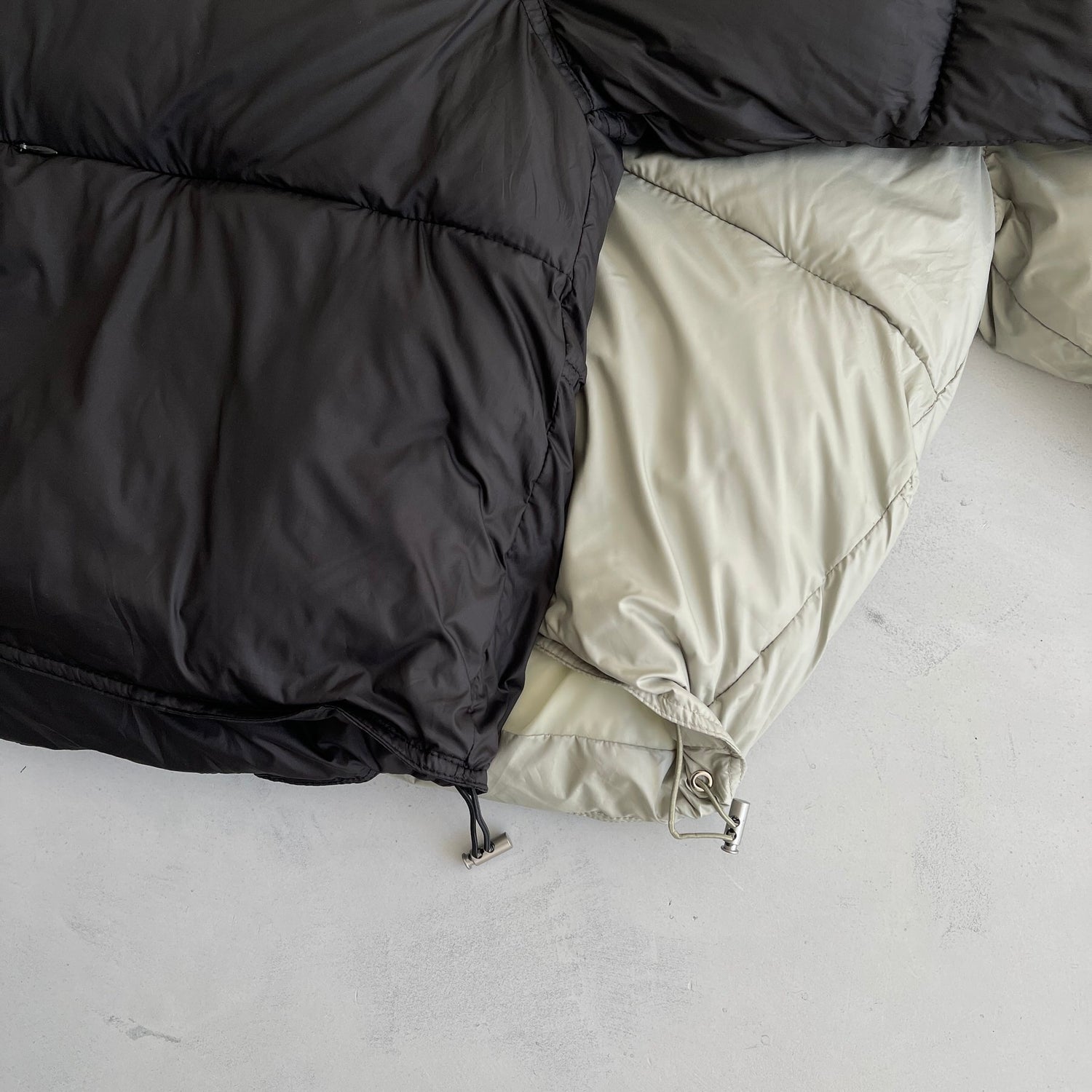 【SAMPLE】MACARON fake down set / black