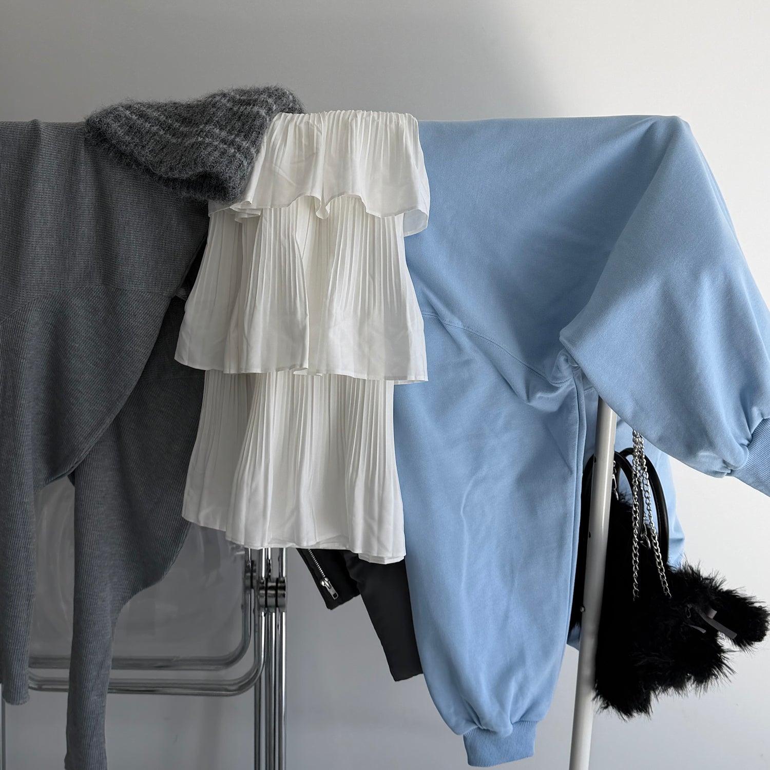flamenco skirt / ivory
