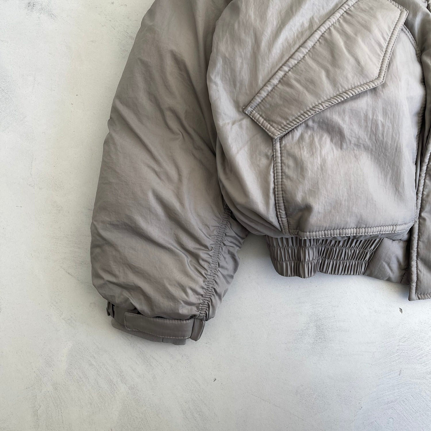 【SAMPLE】flight jacket / charcoal