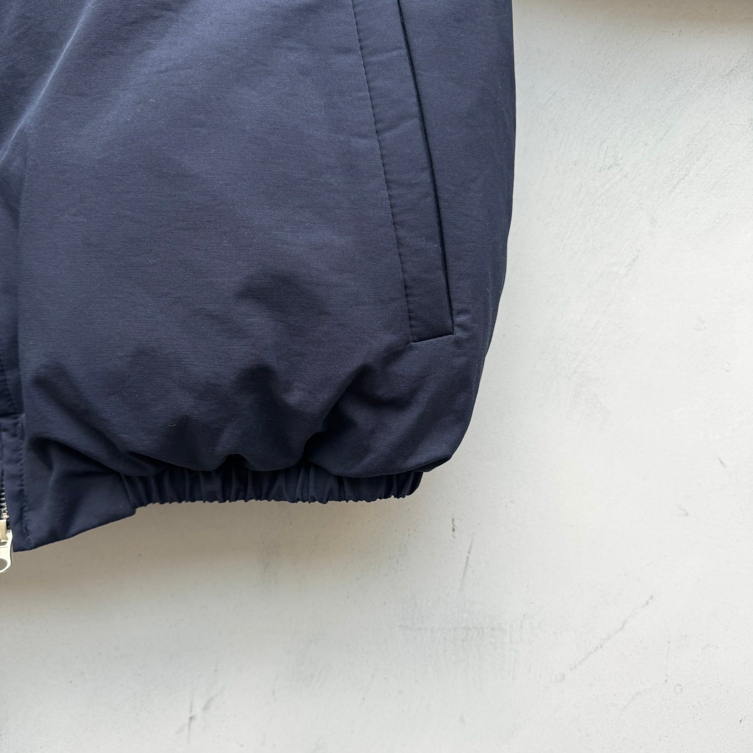 working girl down  jacket / navy