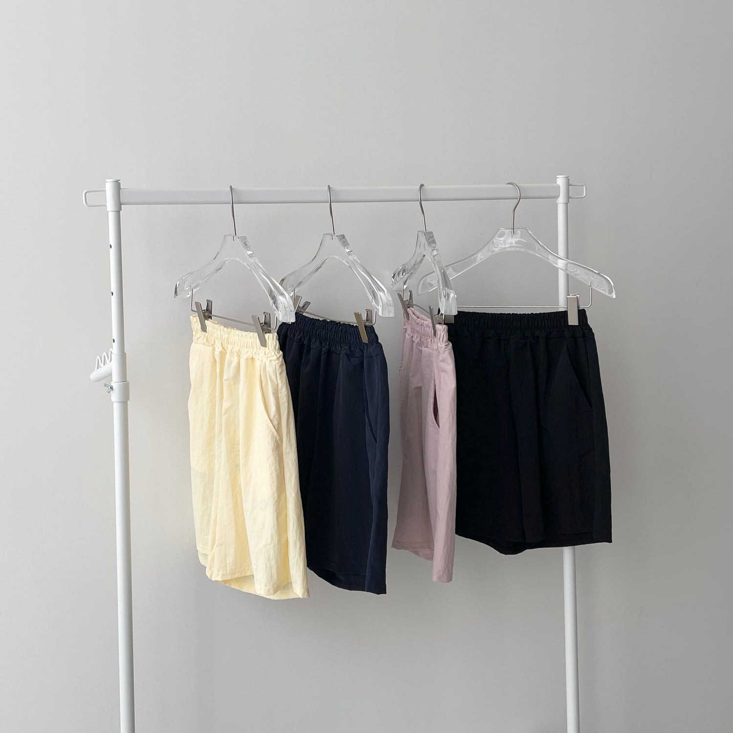nylon half pants / navy