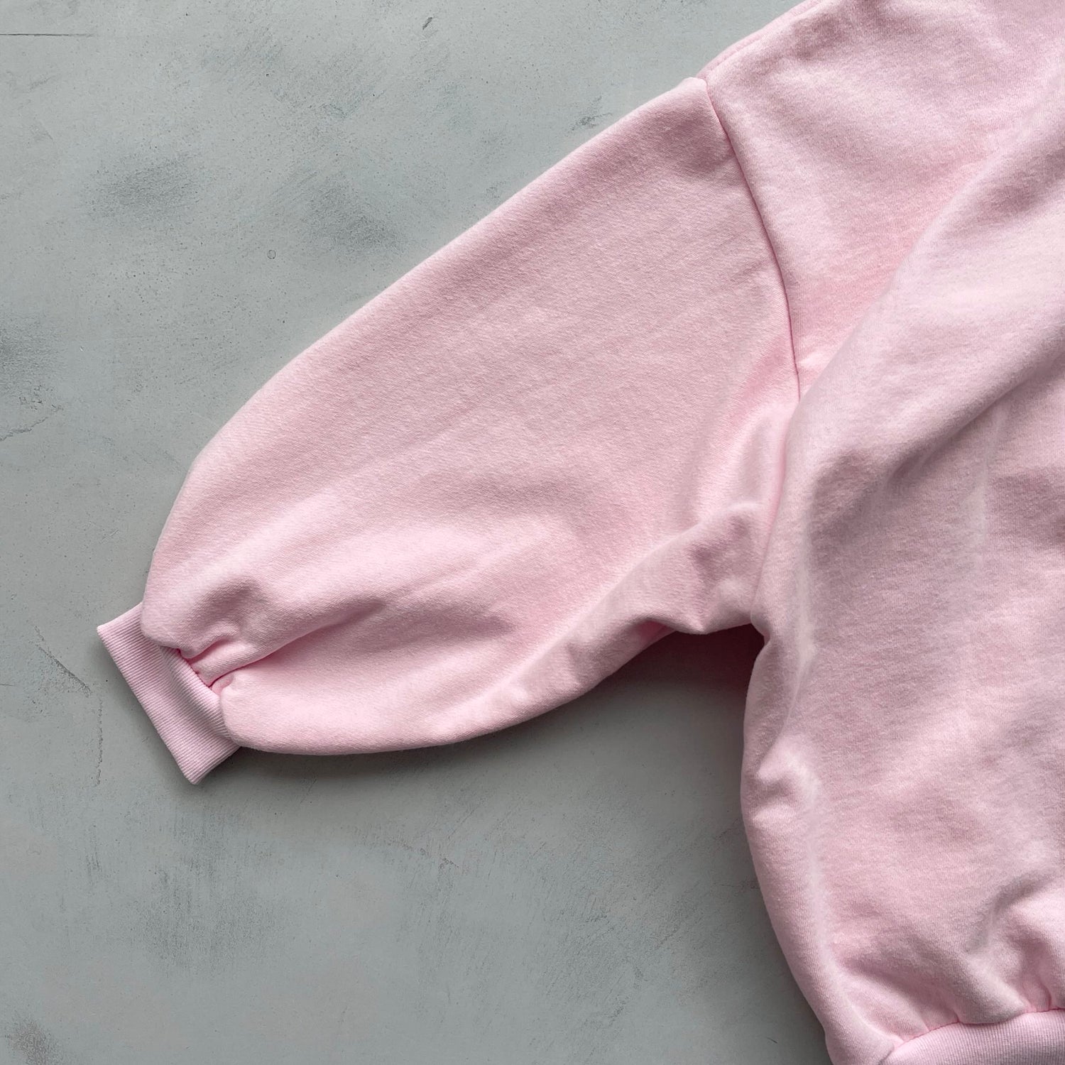half zip loose hoodie / baby pink