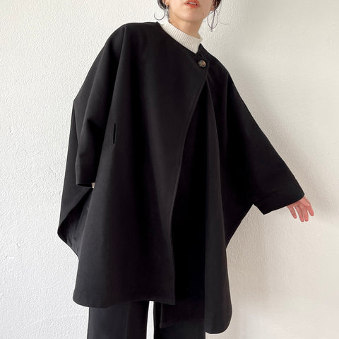 poncho coat muffler set / ivory | wee9s | ウィークス オフィシャル