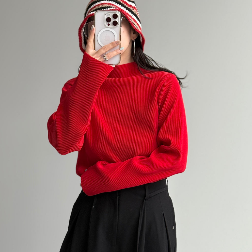 daily daily super stretch pleats one piece / black [FREE or LONG]プチハイ main image 1