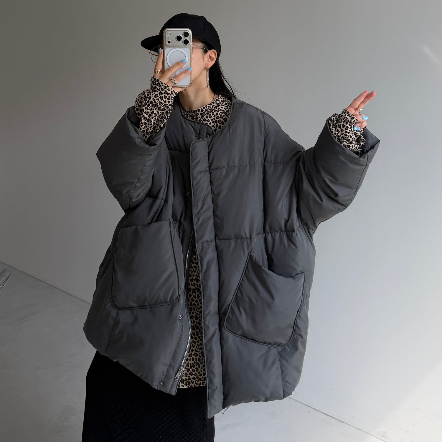 【選べる袖口】LEOPATTEE