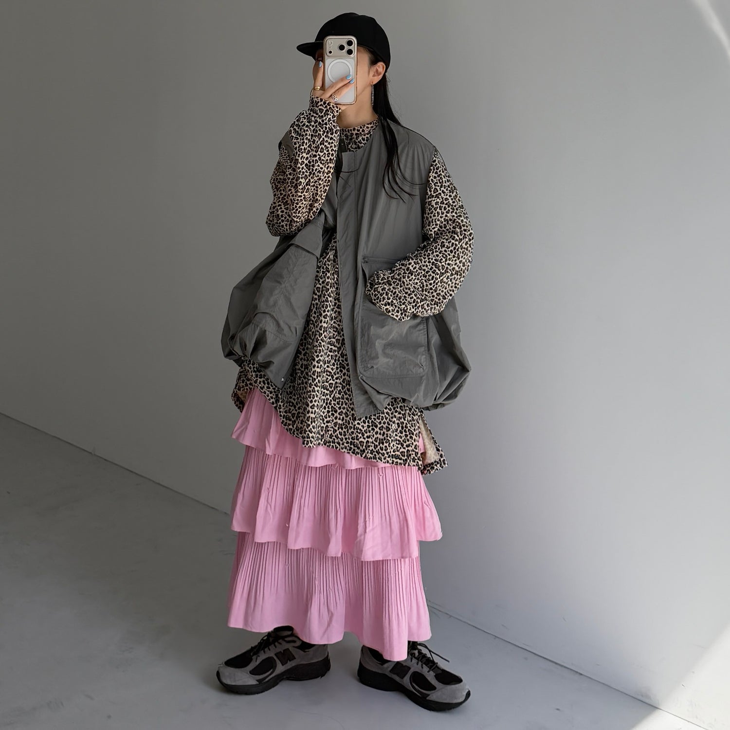 【選べる袖口】LEOPATTEE