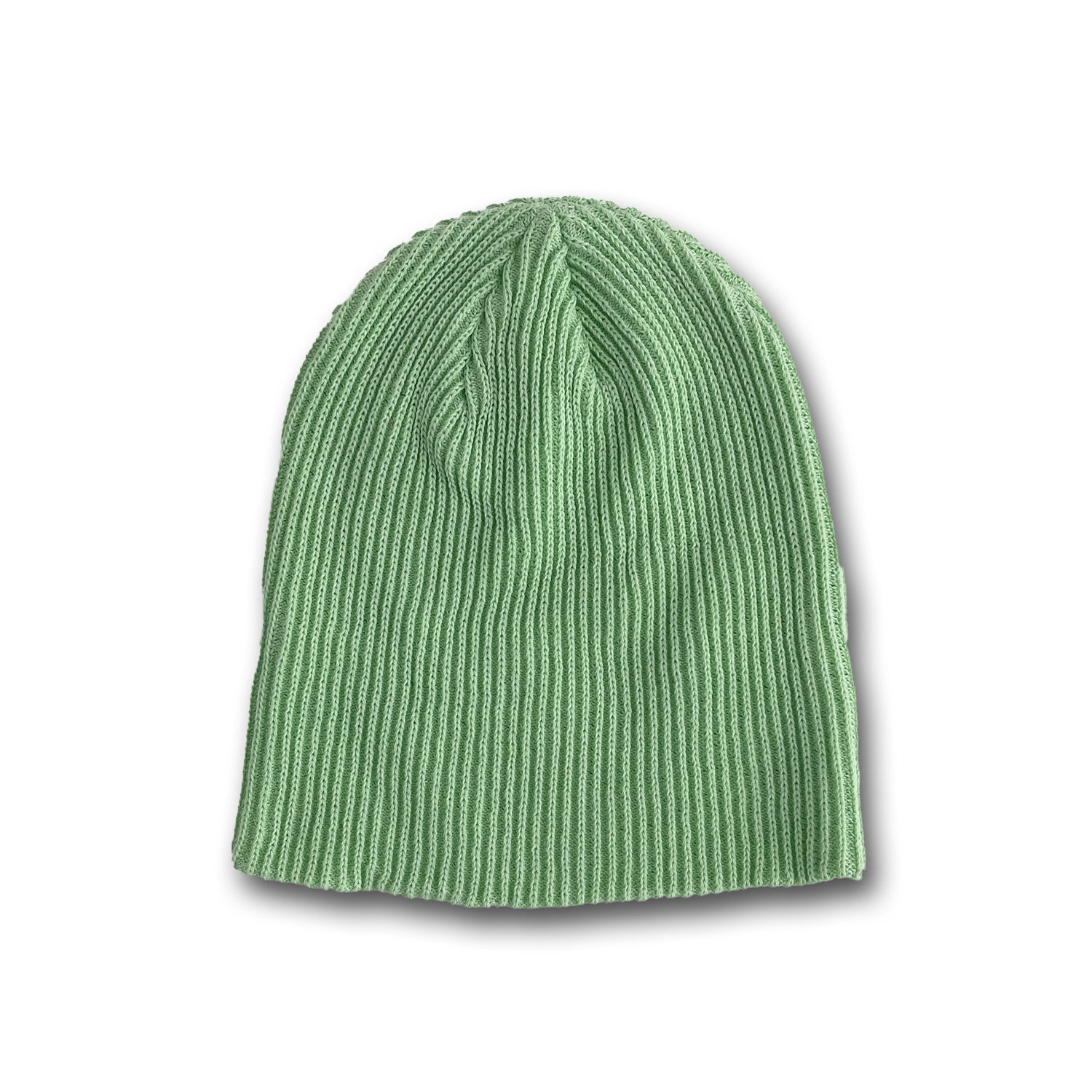 【SAMPLE】color rib beanie / lime
