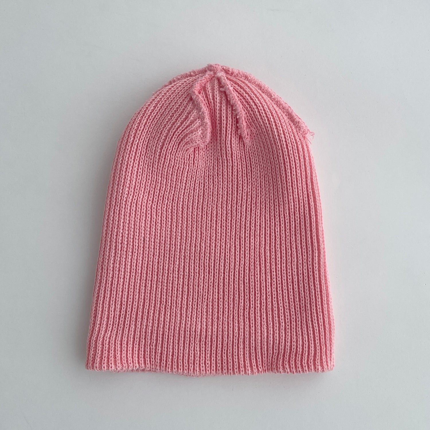 【SAMPLE】color rib beanie / pink