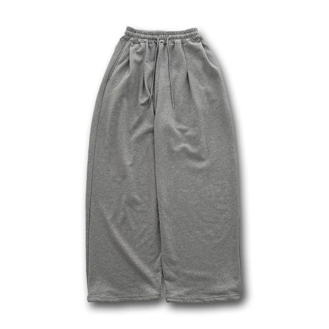 【SAMPLE】tuck tuck sweat pants / gray